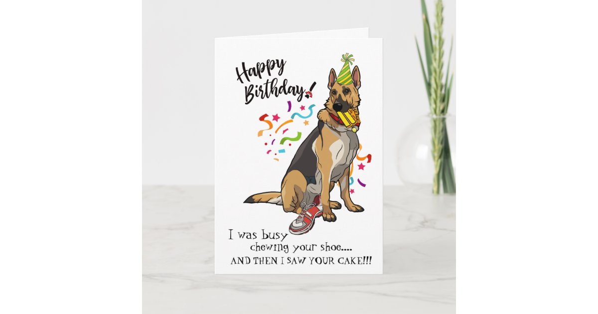 german shepherd happy birthday