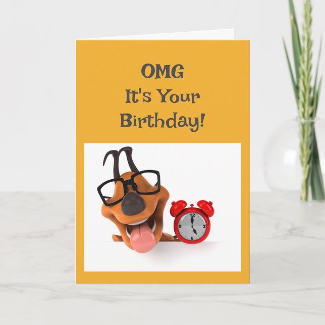  Happy Birthday Fun Humor For Anyone Card (Front)