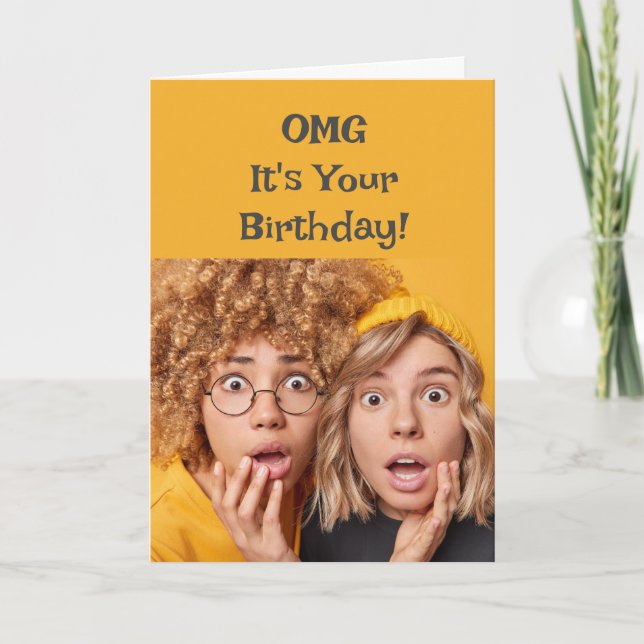  Happy Birthday Fun Humor For Anyone Card (Front)