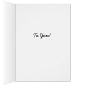 Happy Birthday Funny Chipmunk Card (Inside (Right))