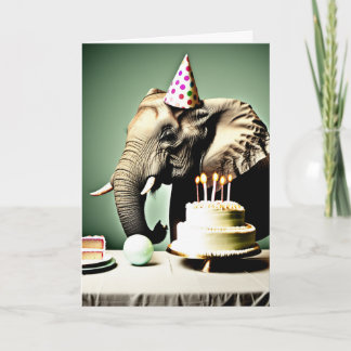 Happy Birthday Funny | Elephant Card