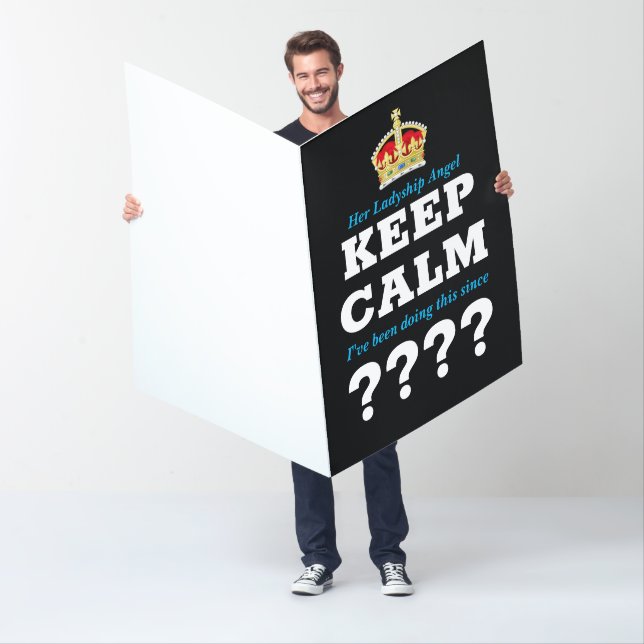 Happy Birthday Funny Giant Size Huge Largest Card (In Situ)