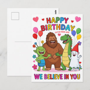 Happy Birthday Funny Postcard