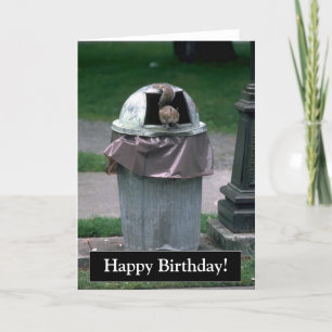 Happy Birthday Funny Squirrel Card