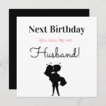 Happy Birthday Future Husband Holiday Card<br><div class="desc">Happy Birthday Future Husband Holiday Card.</div>