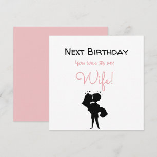 Happy Birthday Future Wife Holiday Card