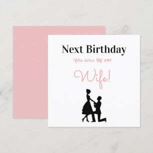 Happy Birthday Future Wife Holiday Card