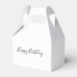 Happy Birthday Gable Favor Box
