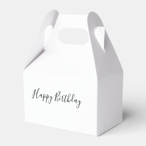 Happy Birthday Gable Favor Box 