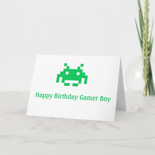 Happy Birthday Gamer Boy _ Birthday Card