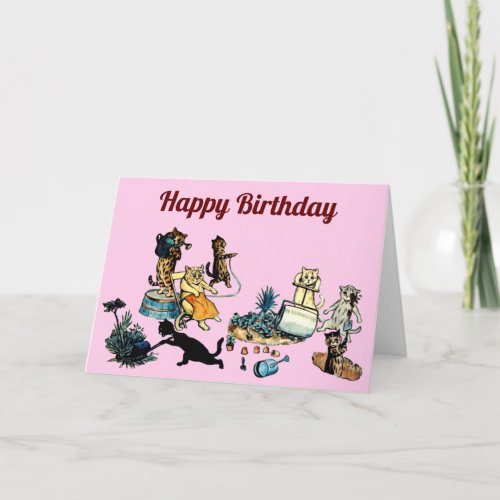 Happy birthday gardening card