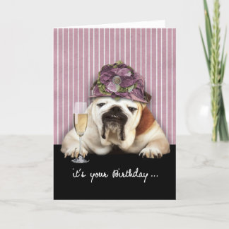happy birthday, getting older, humor, dog card