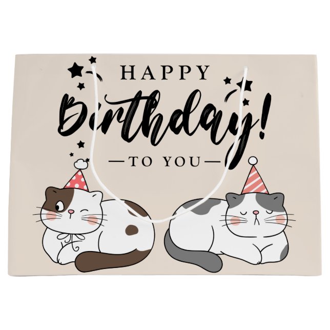 Happy Birthday Gift Bag (Front)