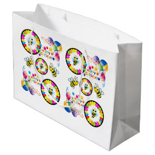 Happy Birthday Gift Bag Bumblebee