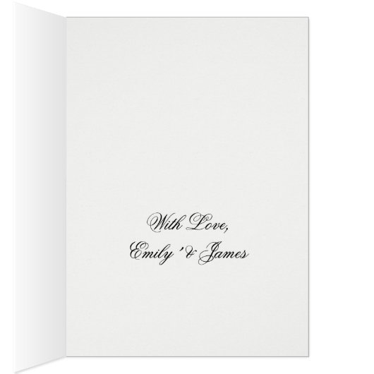 Happy Birthday Gift Black and Gold Look Typography (Inside (Right))