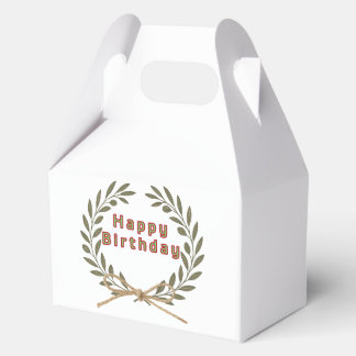 Happy Birthday gift Favor Boxes