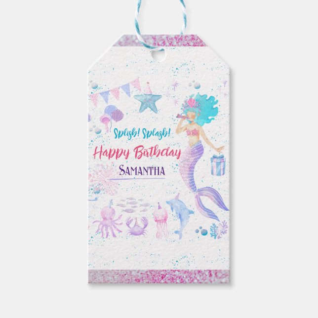 Happy Birthday Gift Tag (Front)