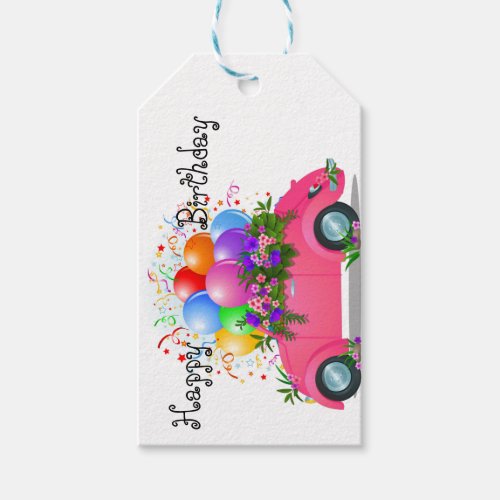 Happy Birthday  Gift Tags