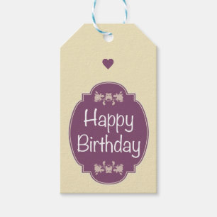 Happy Birthday Gift Tags