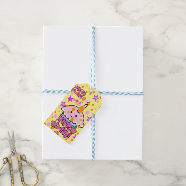 Happy Birthday Gift Tags (With Twine)
