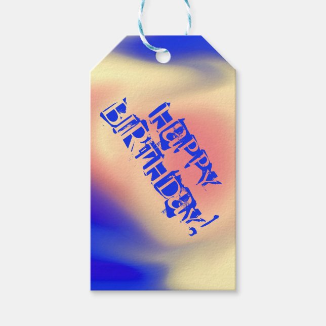 Happy Birthday! Gift Tags (Front)