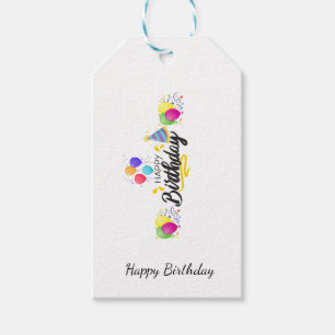 HAPPY BIRTHDAY GIFT TAGS