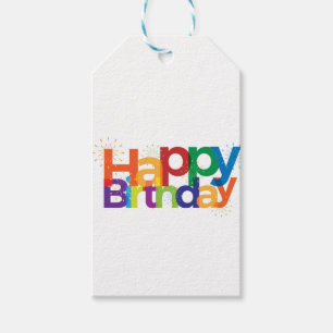 Happy Birthday Gift Tags
