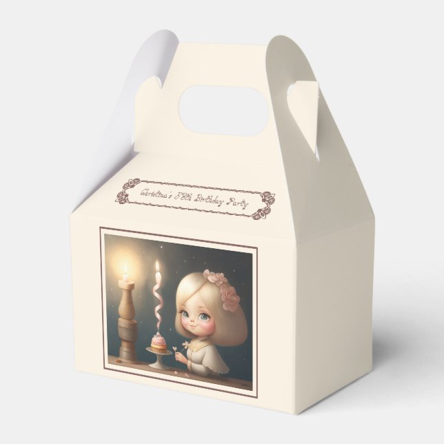 Happy Birthday Girl 01 Favor Boxes (Front Side)