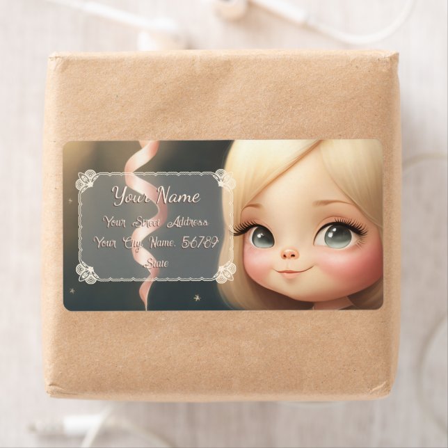 Happy Birthday Girl 01 Label (Insitu)