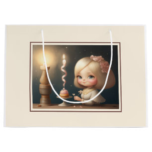 Happy Birthday Girl 01 Large Gift Bag