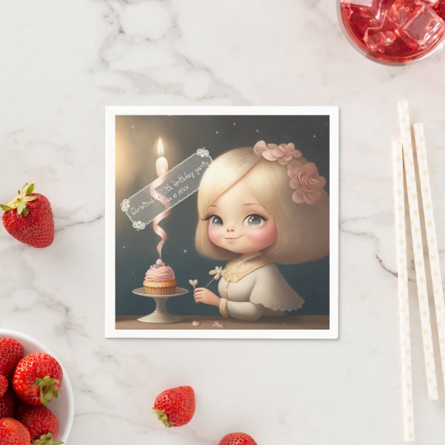 Happy Birthday Girl 01 Napkins (Insitu)