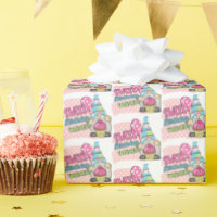 Happy Birthday gnome girls tiled party
