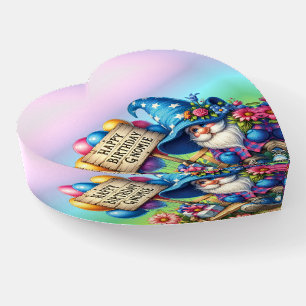 Happy Birthday Gnome Paperweight