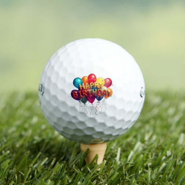 HAPPY BIRTHDAY GOLF BALLS (Insitu Tee)