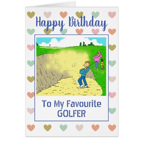 Happy Birthday Golfer