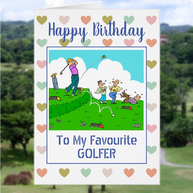 Happy Birthday Golfer Cards (Creator Uploaded)