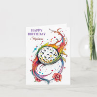 Happy Birthday Golfing Ball Lovers