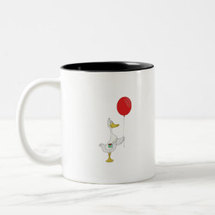 Happy Birthday Goose Two-Tone Coffee Mug