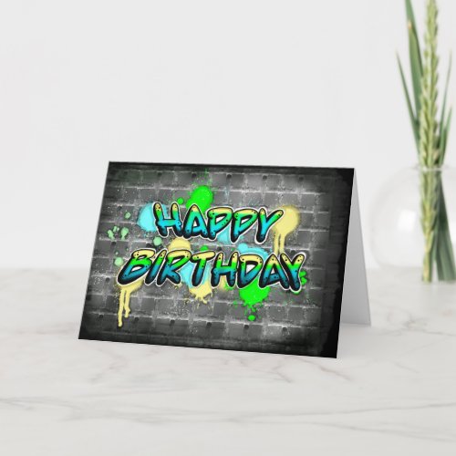 Happy Birthday | Graffiti Text