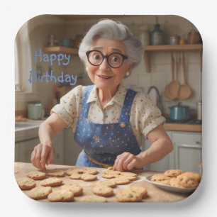 Happy Birthday Gramma Paper Plates