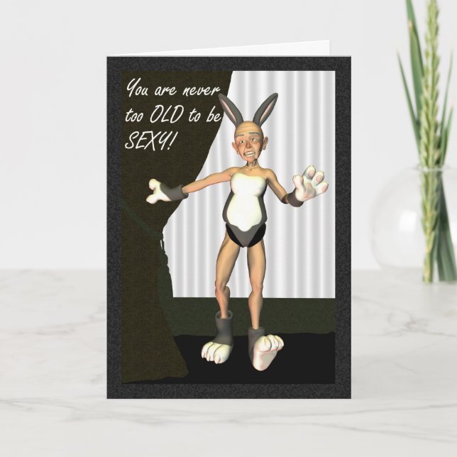 Happy Birthday grampa cartoon card humour (Front)