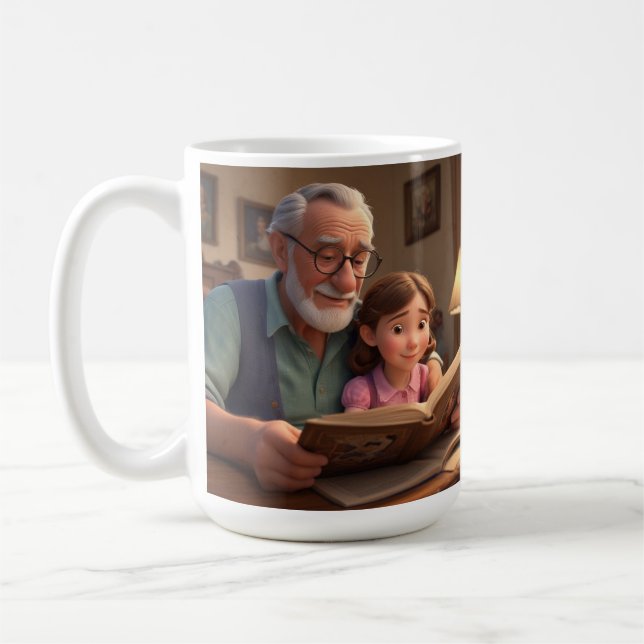 Happy Birthday Grampa Coffee Mug (Left)