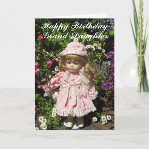Happy Birthday Grand_daughter Card
