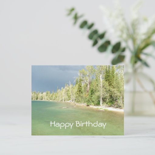 Happy birthday, Grand Teton National Park Postcard | Zazzle