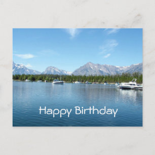Happy birthday, Grand Teton National Park Postcard