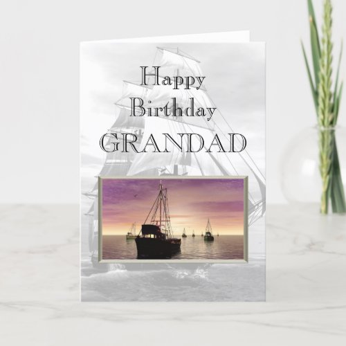 Happy Birthday Grandad Card