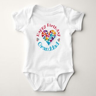 Happy Birthday Granddad, Colorful Personalized
