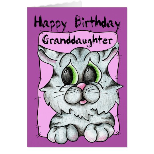 happy birthday granddaughter card zazzlecom