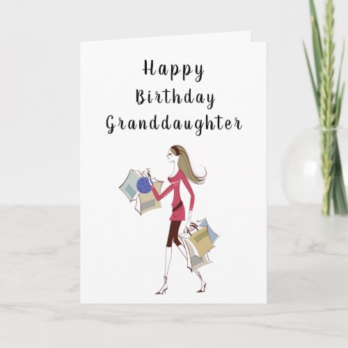HAPPY BIRTHDAY ***GRANDDAUGHTER*** CARD