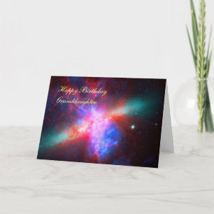 Happy Birthday Granddaughter - Cigar Galaxy Card